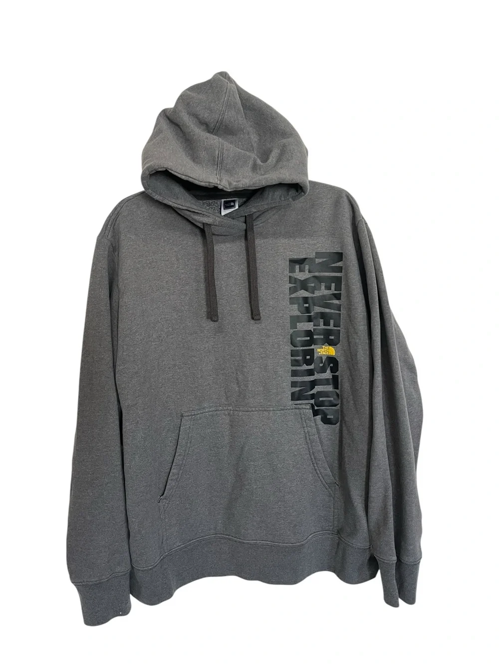 The North Face Sweatshirt Mens XLarge Gray Never Stop Exploring Hoodie Pullover
